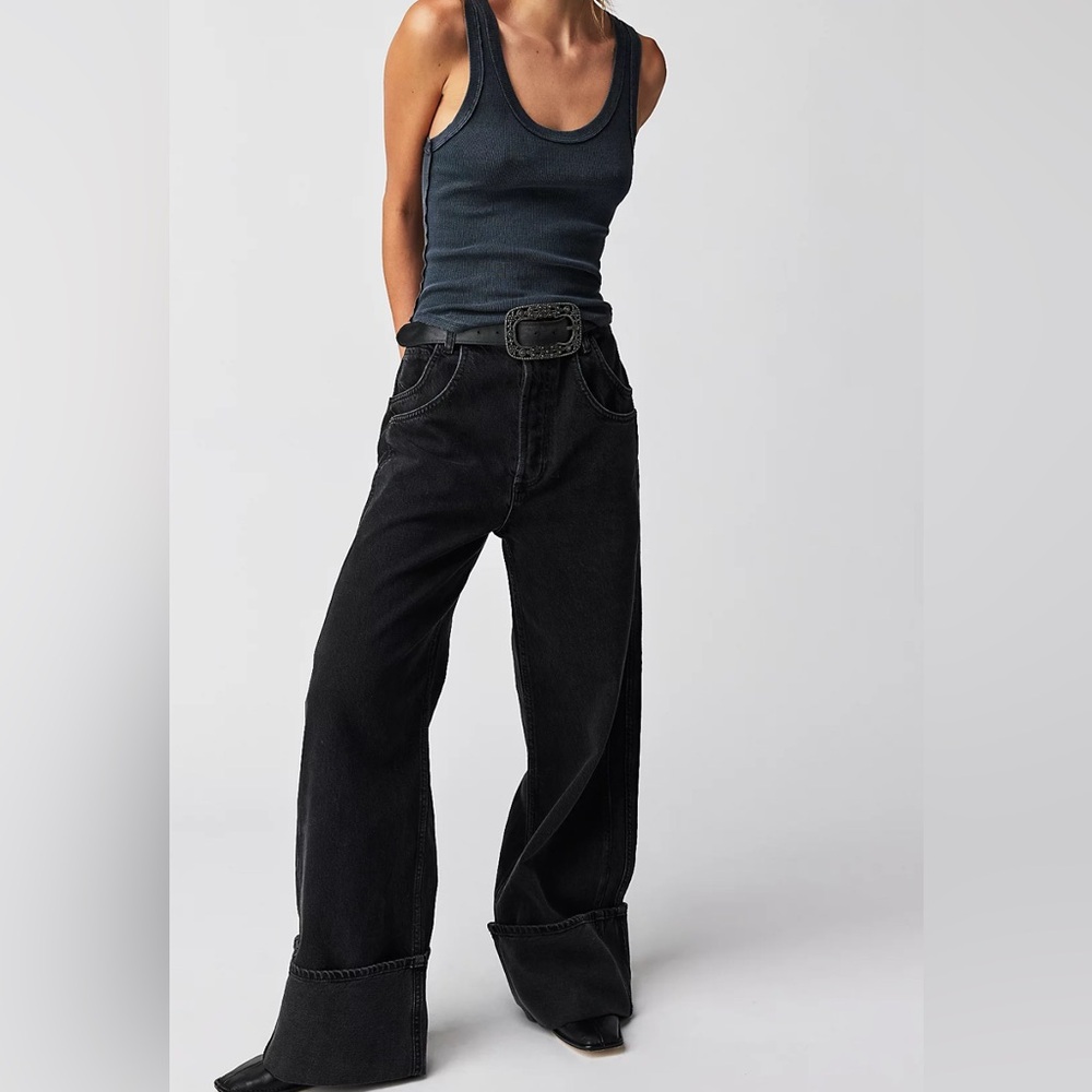 We The Free Final Countdown Cuffed Low-Rise Jeans 28